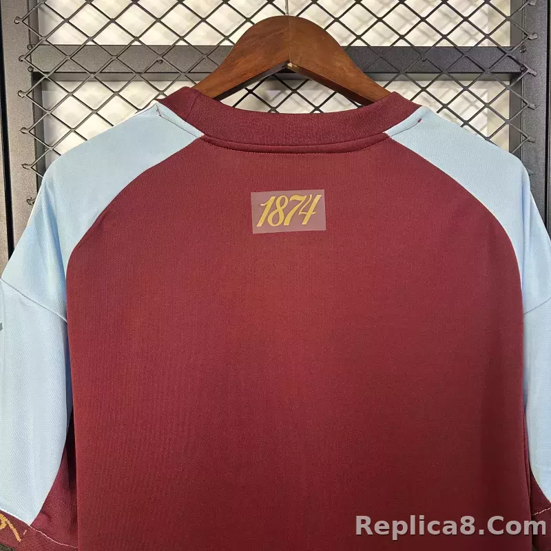 25-26 Aston Villa Home Soccer Jersey - detail