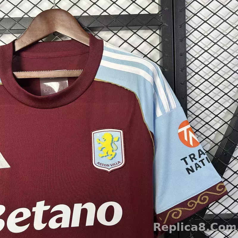 25-26 Aston Villa Home Soccer Jersey - detail