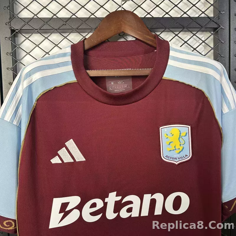 25-26 Aston Villa Home Soccer Jersey - detail