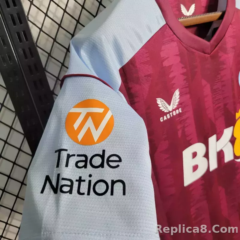 23-24 Aston Villa Home Fan Version Jersey - detail