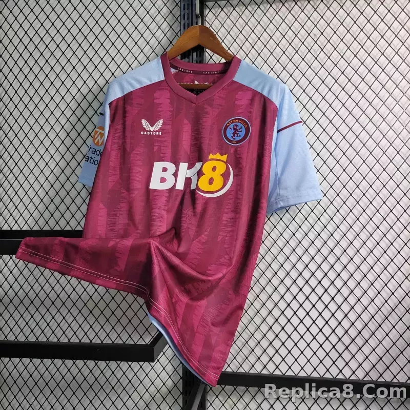 23-24 Aston Villa Home Fan Version Jersey - detail