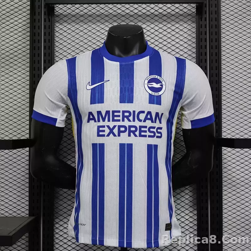 24-25 Brighton & Hove Albion Home Jersey Player Version