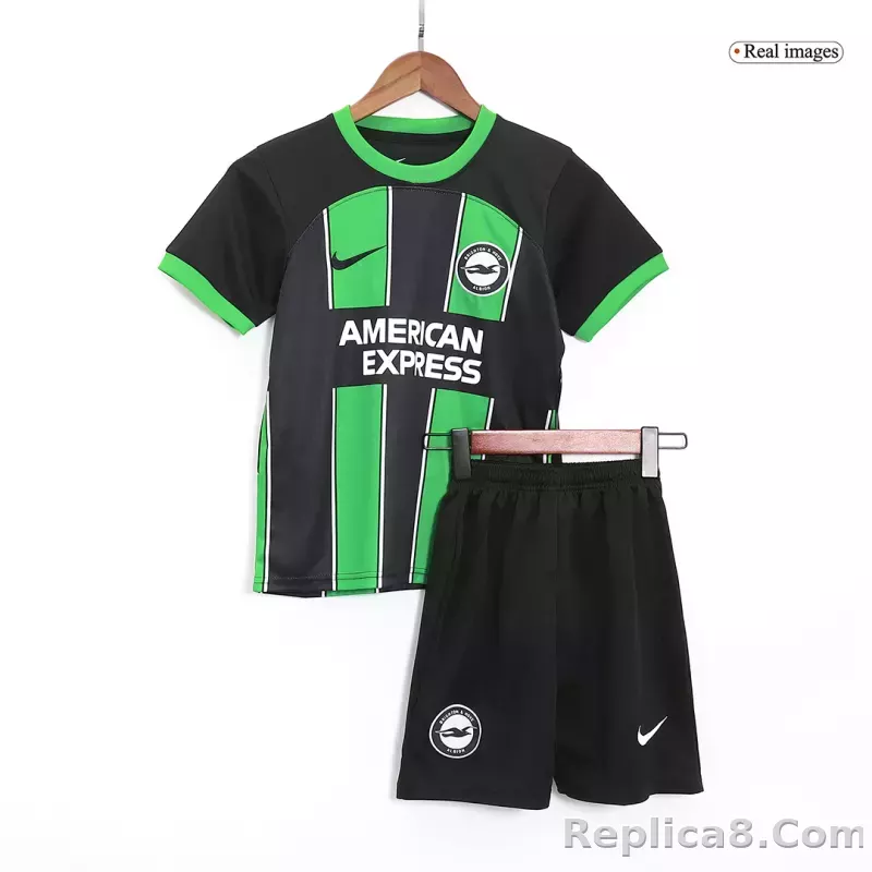 23-24 Brighton & Hove Albion Away Kids Kit (Jersey+Shorts)