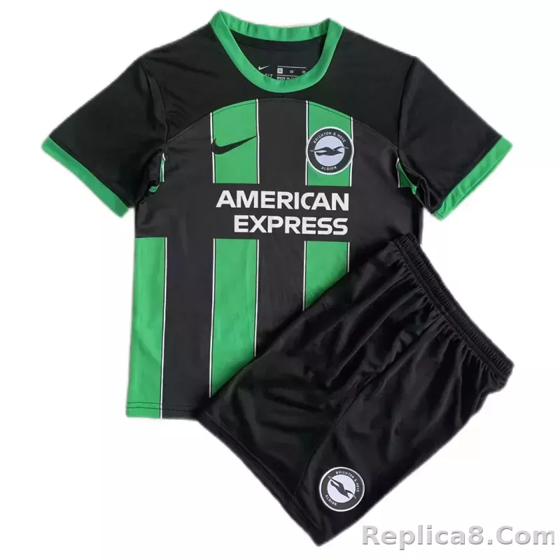 23-24 Brighton & Hove Albion Away Kids Kit (Jersey+Shorts) - detail