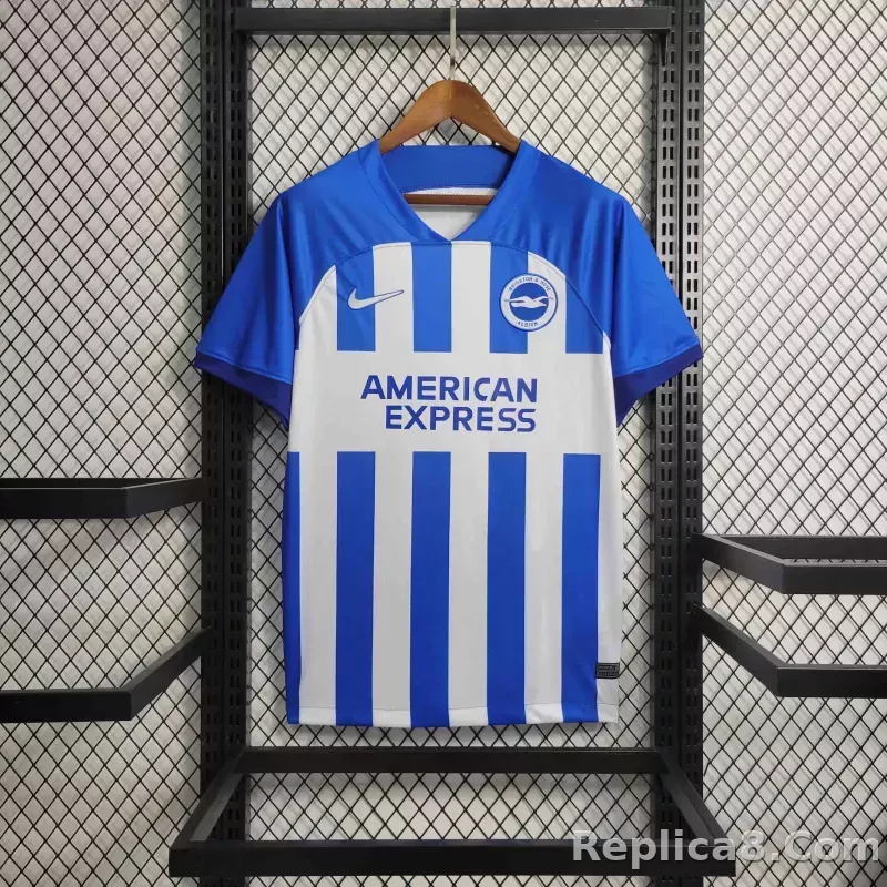 23-24 Brighton & Hove Albion Home Fan Version Jersey