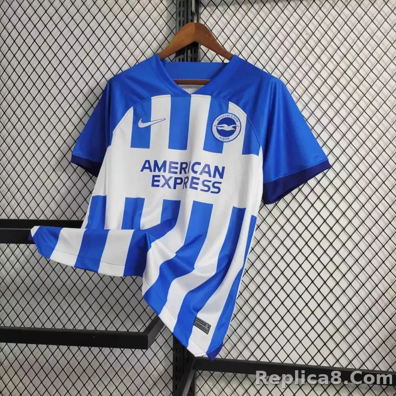 23-24 Brighton & Hove Albion Home Fan Version Jersey - detail