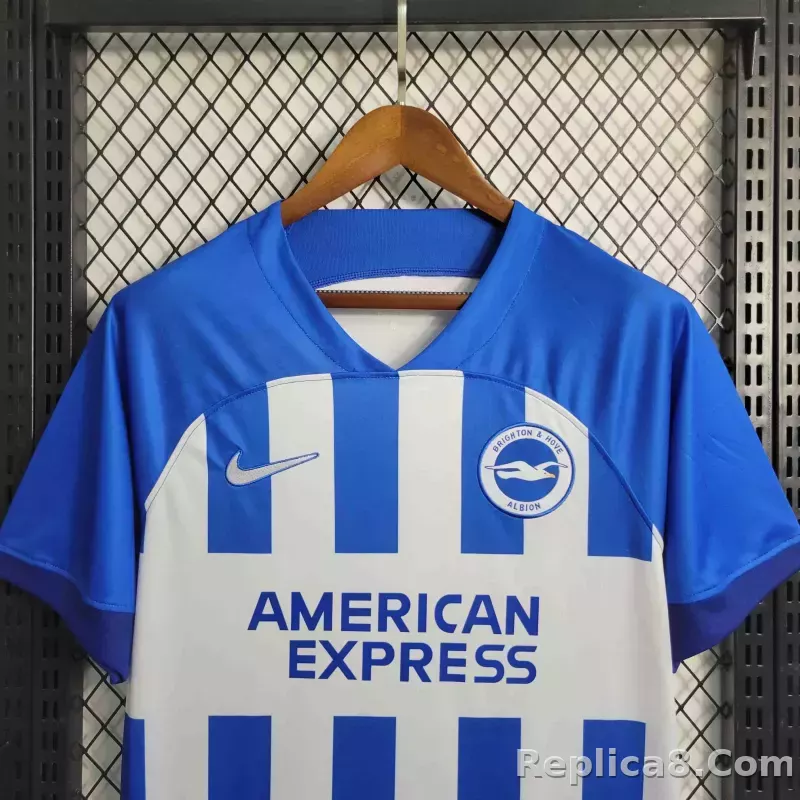 23-24 Brighton & Hove Albion Home Fan Version Jersey - detail