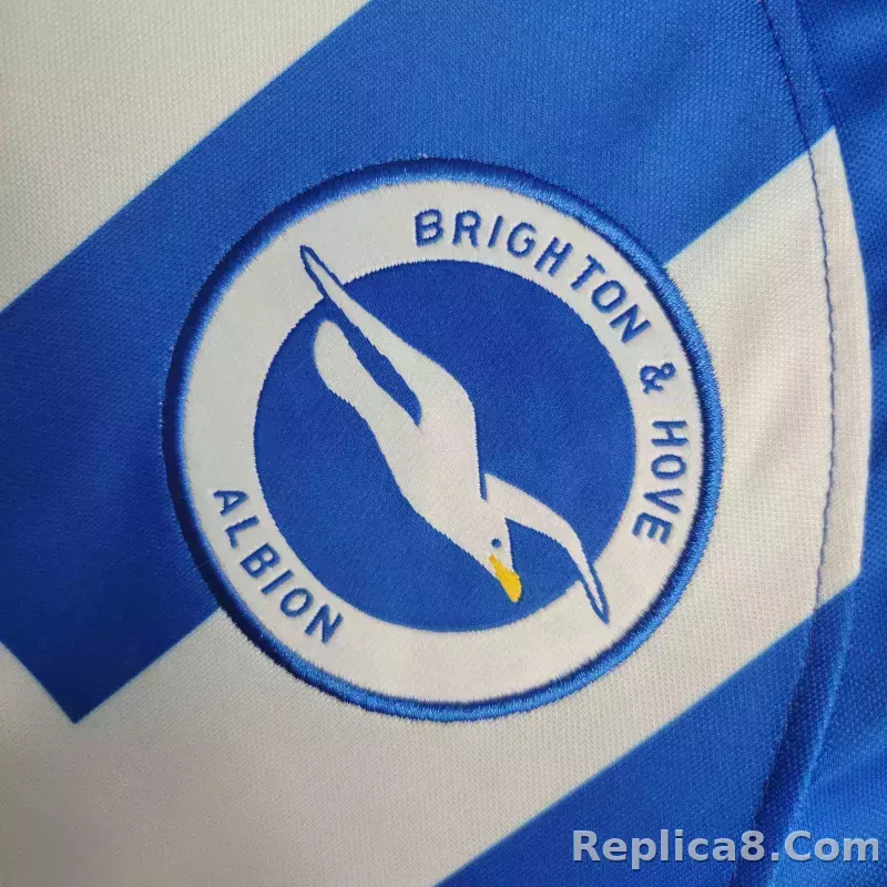 23-24 Brighton & Hove Albion Home Fan Version Jersey - detail