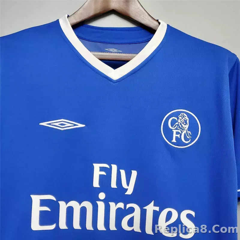 2003-05 Chelsea Home Retro Soccer Jersey - detail
