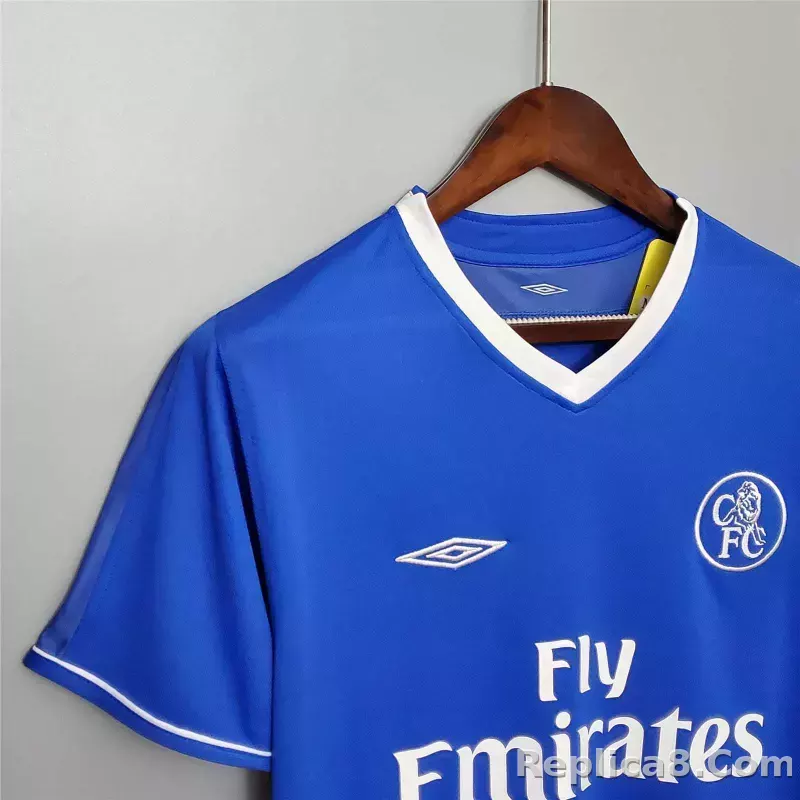 2003-05 Chelsea Home Retro Soccer Jersey - detail