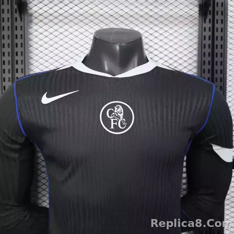25-26 Chelsea Third Away Player Version Soccer Jersey Long Sleeve - detail