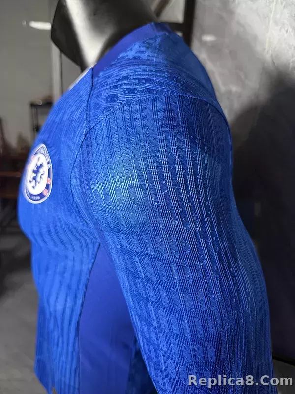 25-26 Chelsea Home Player Version Soccer Jersey Long Sleeve - detail