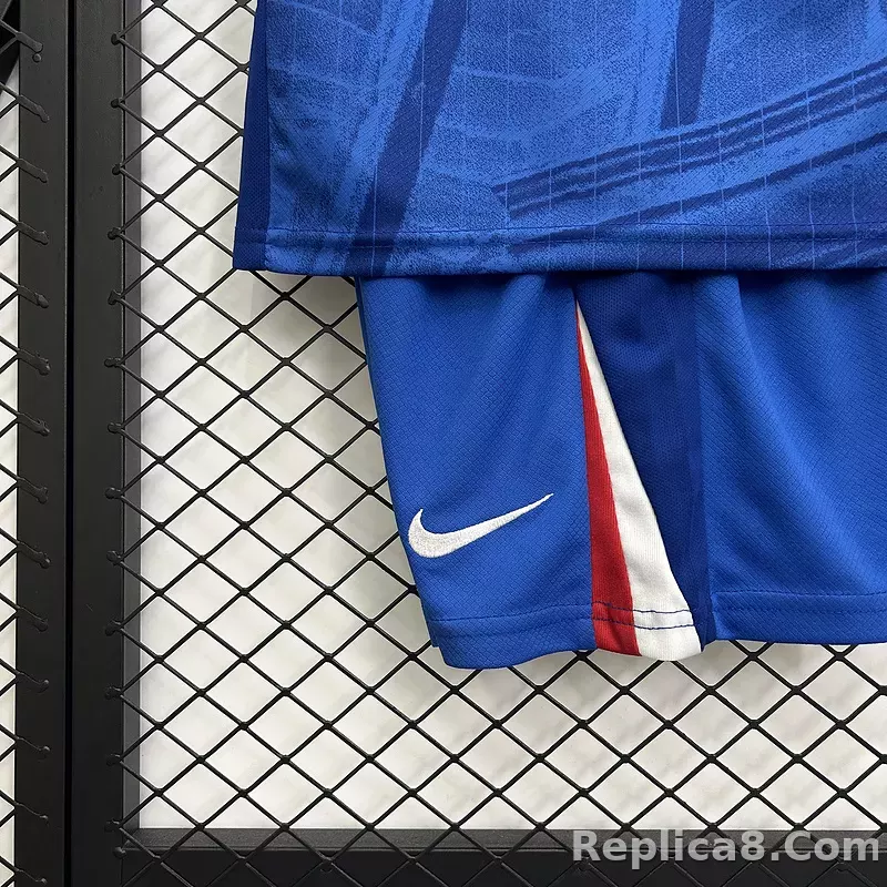 25-26 Chelsea Home Soccer Kids Kit Jersey+Shorts - detail