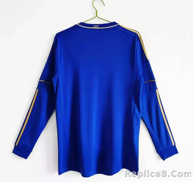 2012-13 Chelsea Home Retro Jersey Long Sleeve - detail