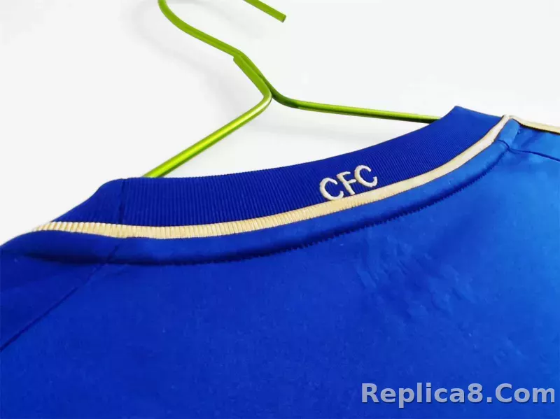 2012-13 Chelsea Home Retro Jersey Long Sleeve - detail