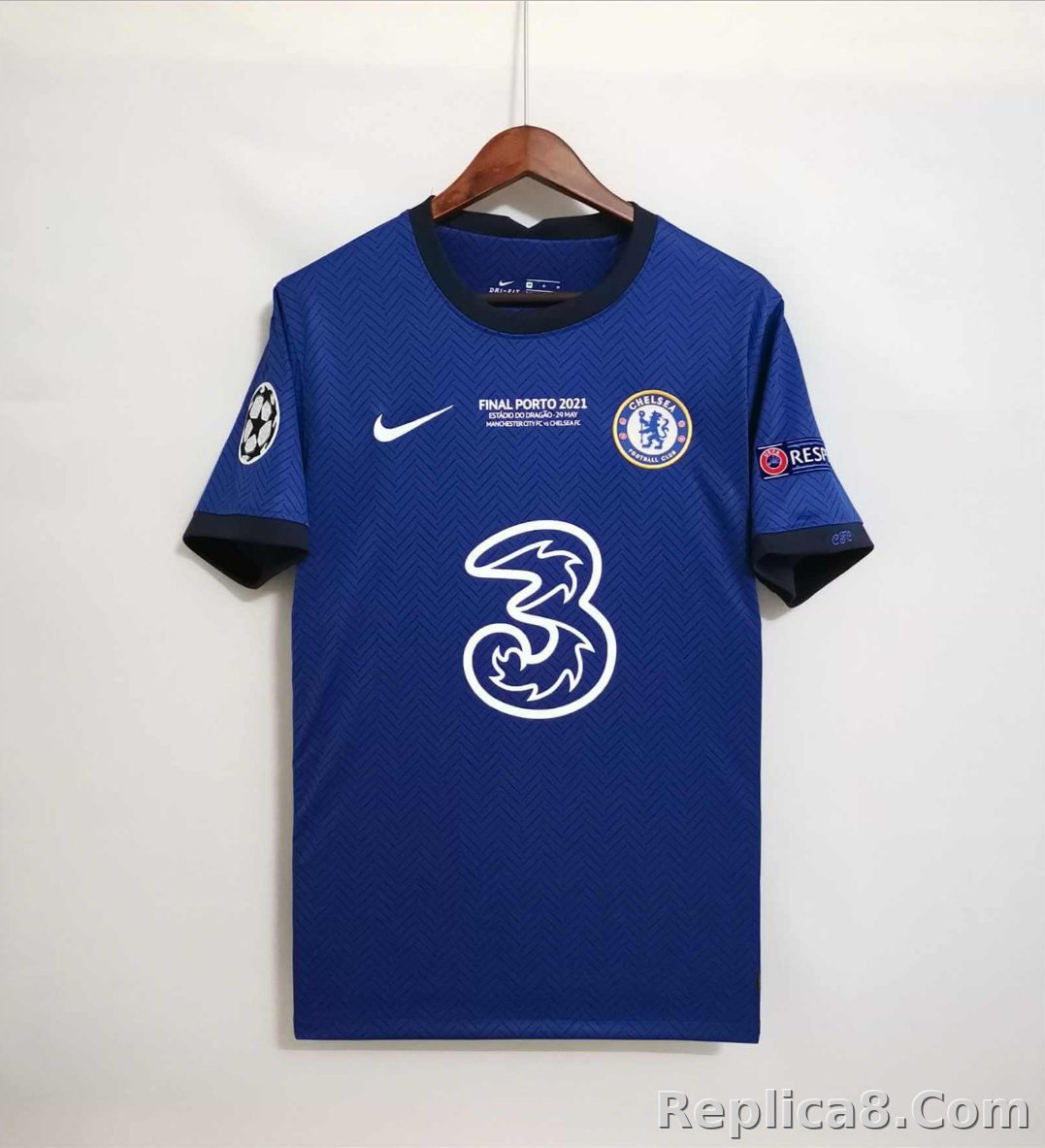 2020-21 Chelsea UCL Final Home Jersey