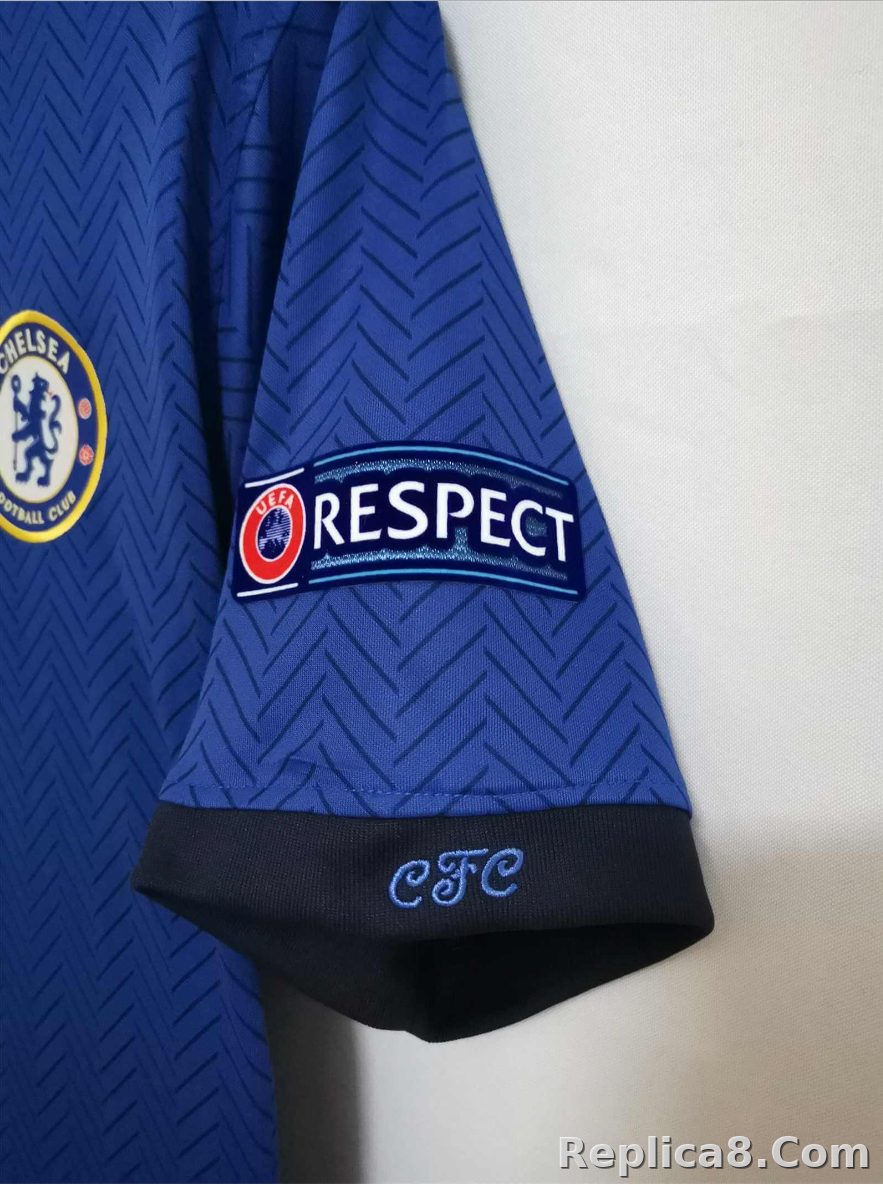 2020-21 Chelsea UCL Final Home Jersey - detail