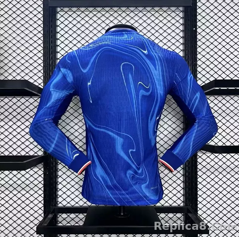 24-25 Chelsea Home Player Version Long Sleeve - detail