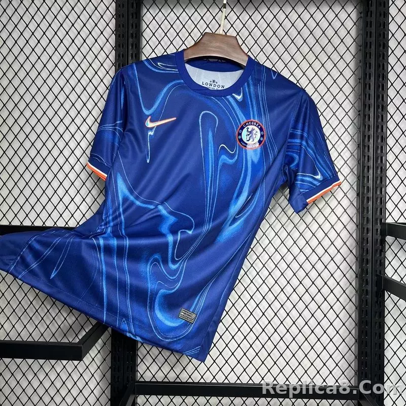24-25 Chelsea Home Soccer Jersey - detail