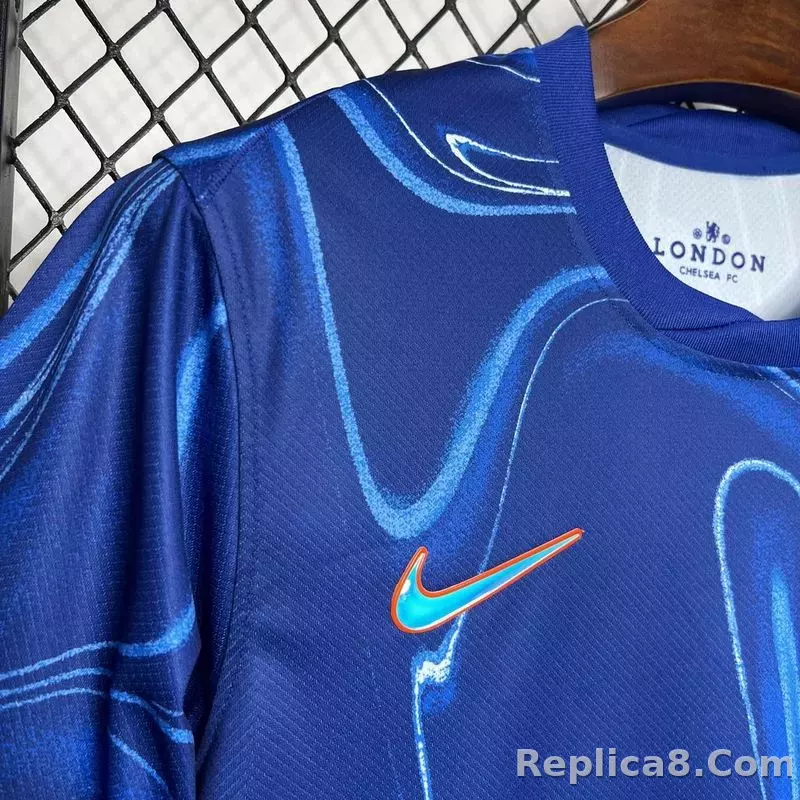 24-25 Chelsea Home Soccer Jersey - detail