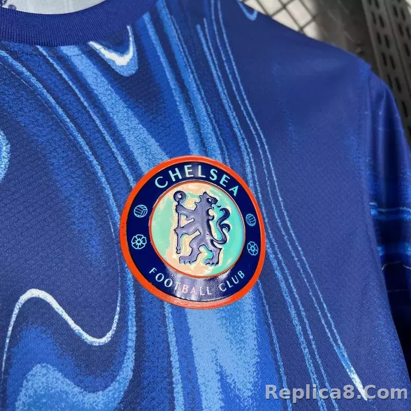 24-25 Chelsea Home Soccer Jersey - detail
