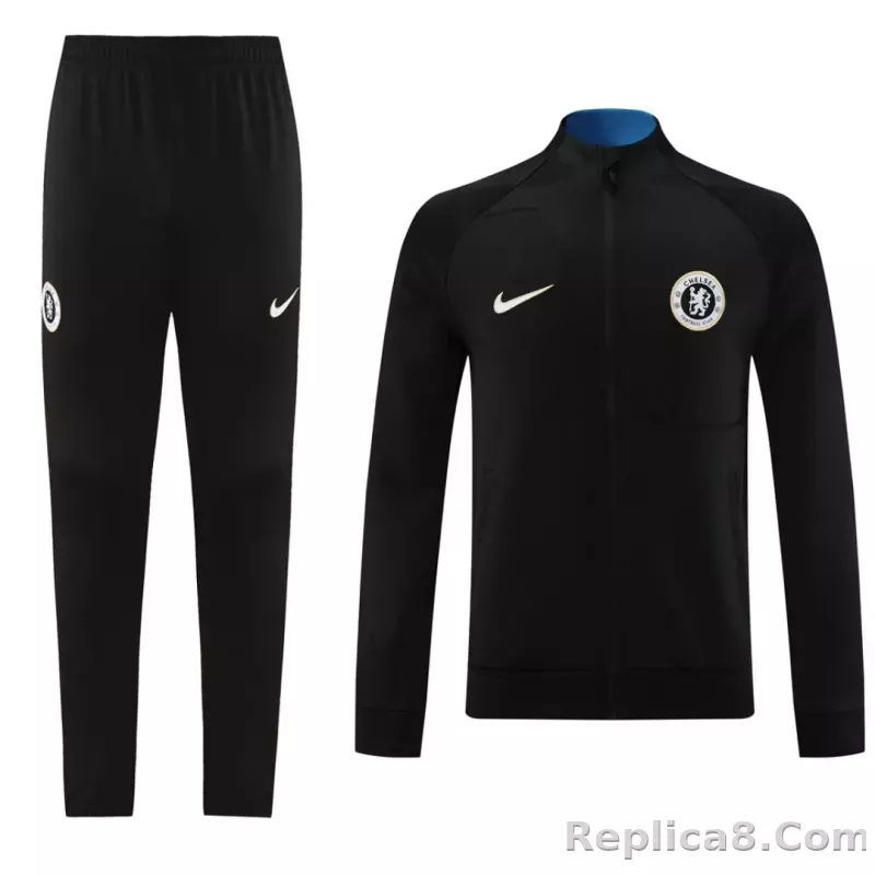 Chelsea Training Kit Jacket+Pants Black 2023/24