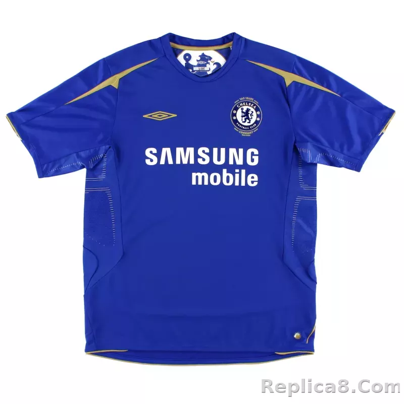 2005-06 Chelsea Home Retro Jersey - detail