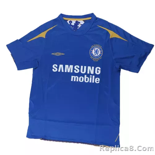 2005-06 Chelsea Home Retro Jersey - detail