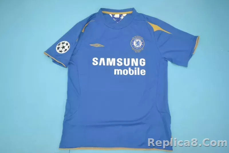 2005-06 Chelsea Home Retro Jersey - detail