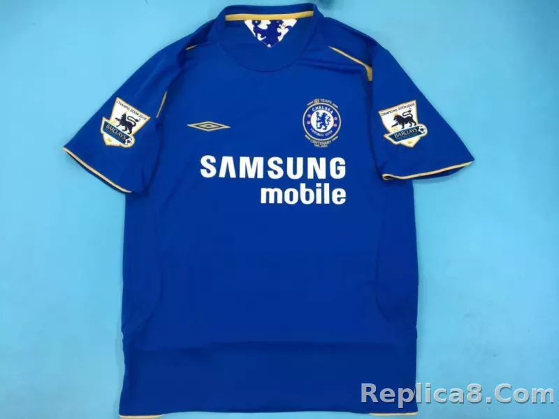 2005-06 Chelsea Home Retro Jersey - detail
