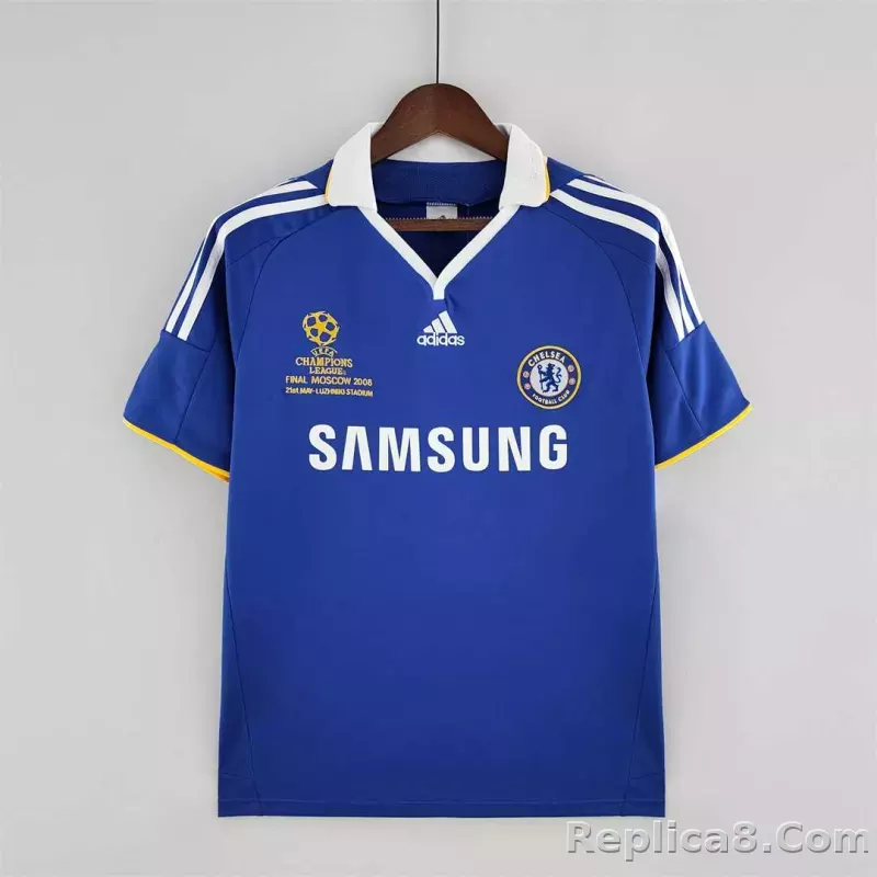 2007-08 Chelsea UCL Final Home Jersey