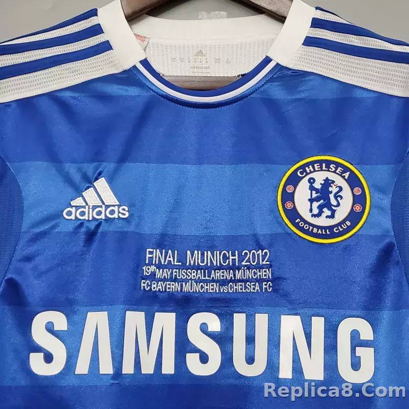 2011-12 Chelsea UCL Final Home Jersey - detail