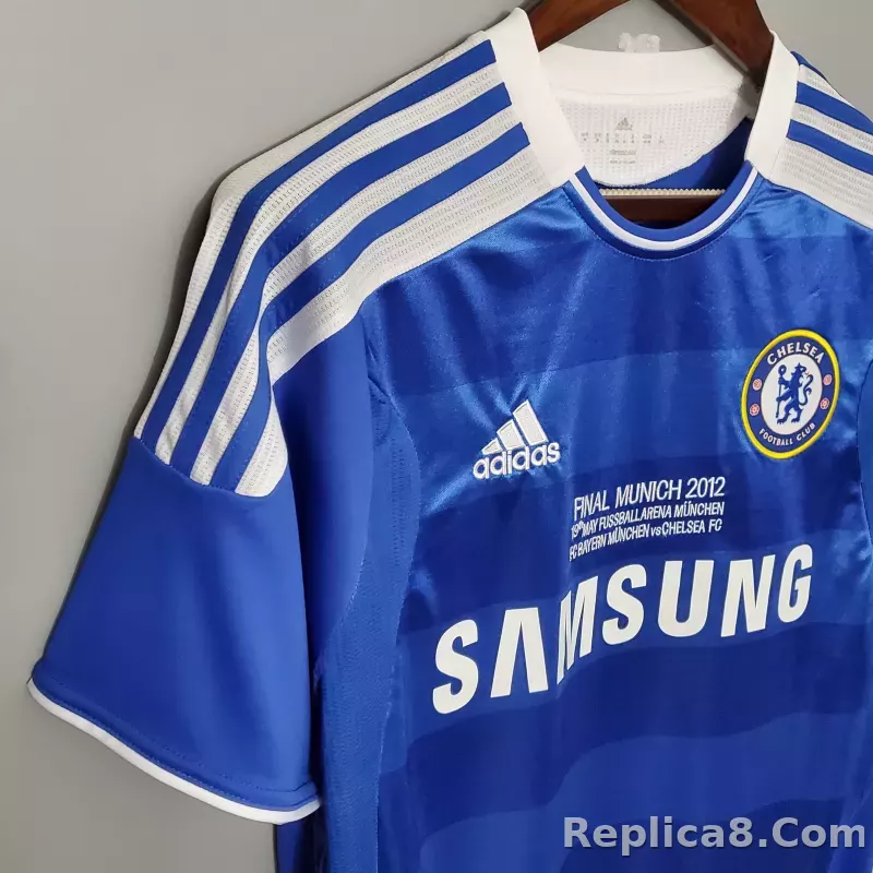 2011-12 Chelsea UCL Final Home Jersey - detail