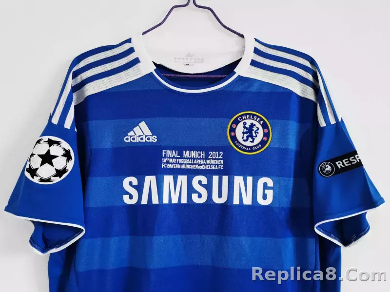 2011-12 Chelsea UCL Final Home Jersey - detail