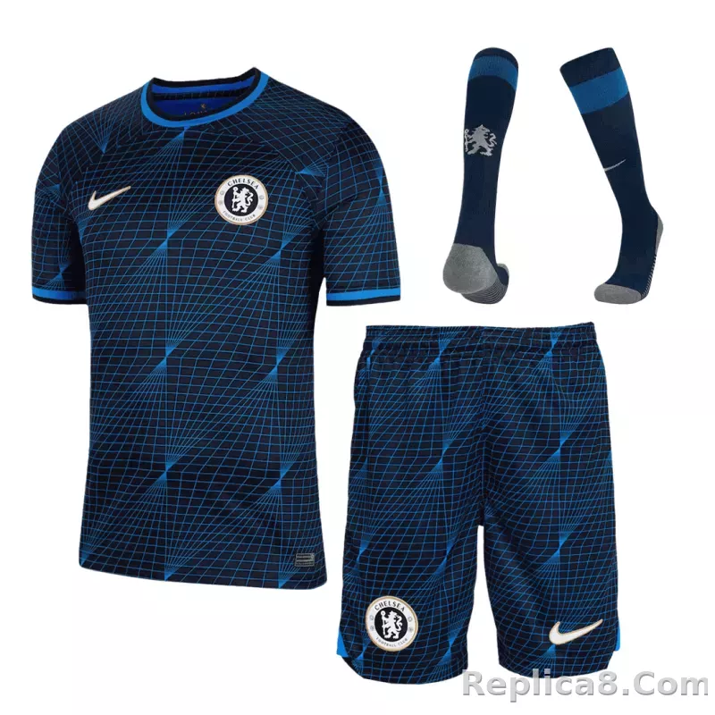 23-24 Chelsea Away Whole Kit(Jersey+Shorts)