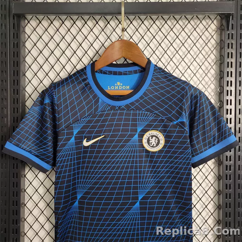 23-24 Chelsea Away Kids Kit(Jersey+Shorts) - detail