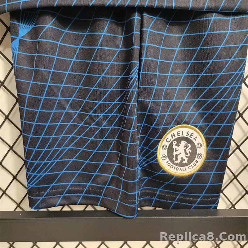 23-24 Chelsea Away Kids Kit(Jersey+Shorts) - detail