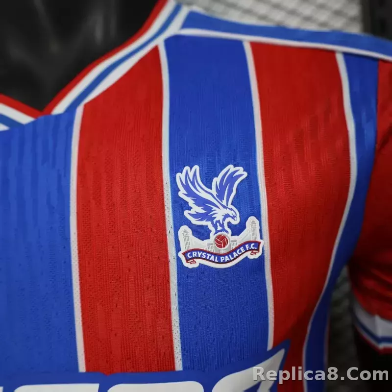 25-26 Crystal Palace Home Soccer Jersey Player Version - detail