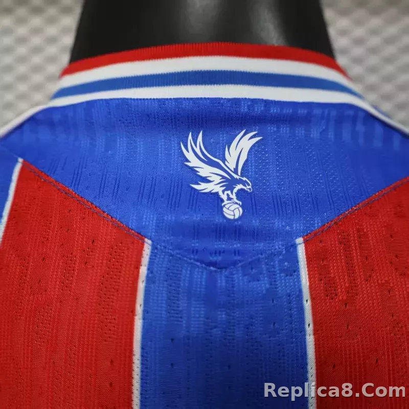 25-26 Crystal Palace Home Soccer Jersey Player Version - detail