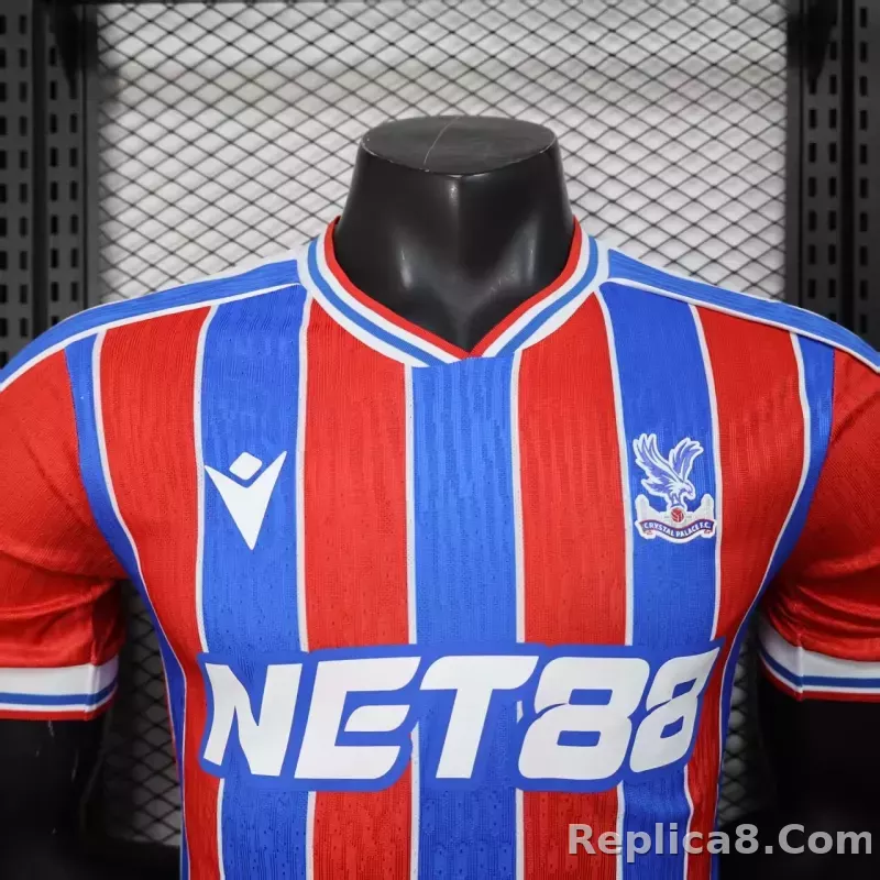 25-26 Crystal Palace Home Soccer Jersey Player Version - detail