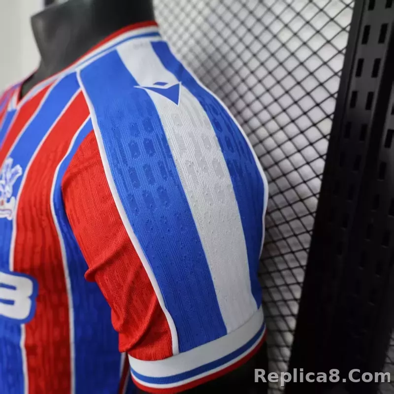 25-26 Crystal Palace Home Soccer Jersey Player Version - detail