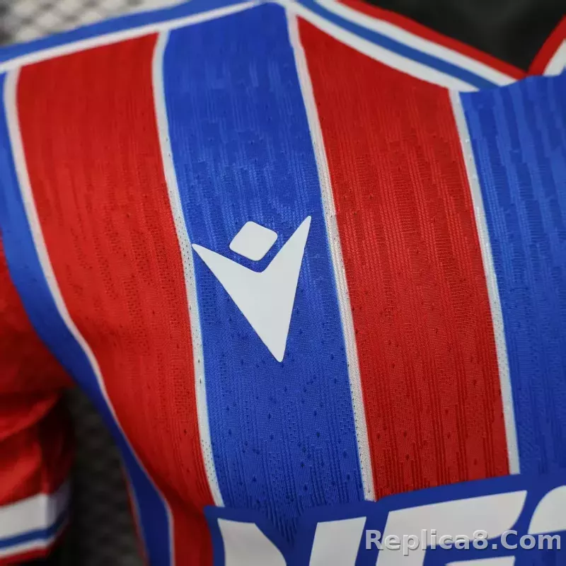 25-26 Crystal Palace Home Soccer Jersey Player Version - detail