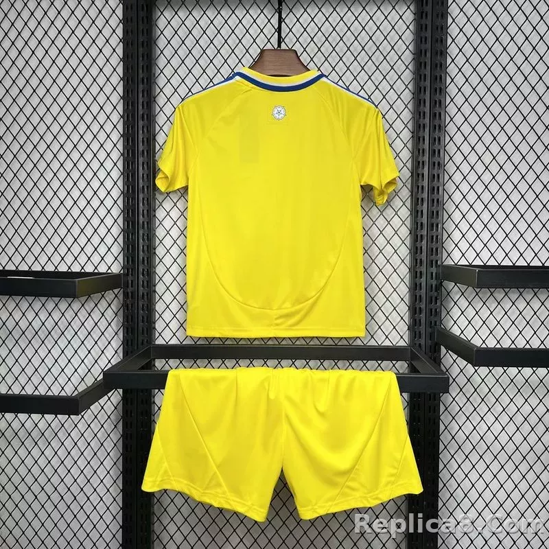 24-25 Leeds United Away Kids Kit Jersey+Shorts - detail