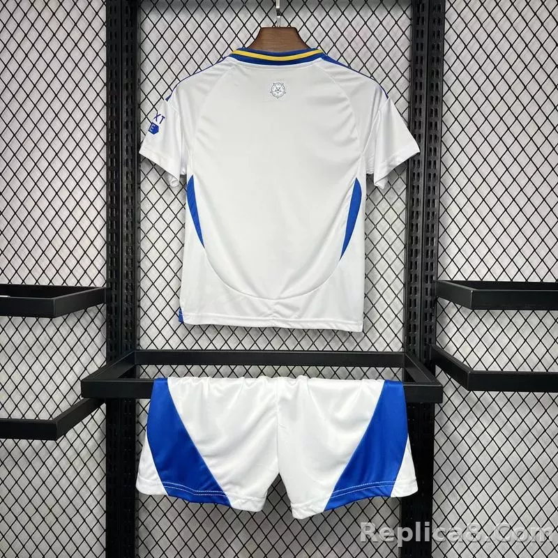 24-25 Leeds United Home Kids Kit Jersey+Shorts - detail