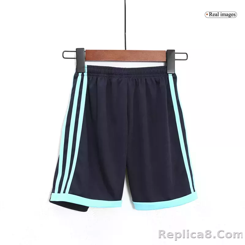 23-24 Leeds United Away Kids Kit Jersey+Shorts - detail