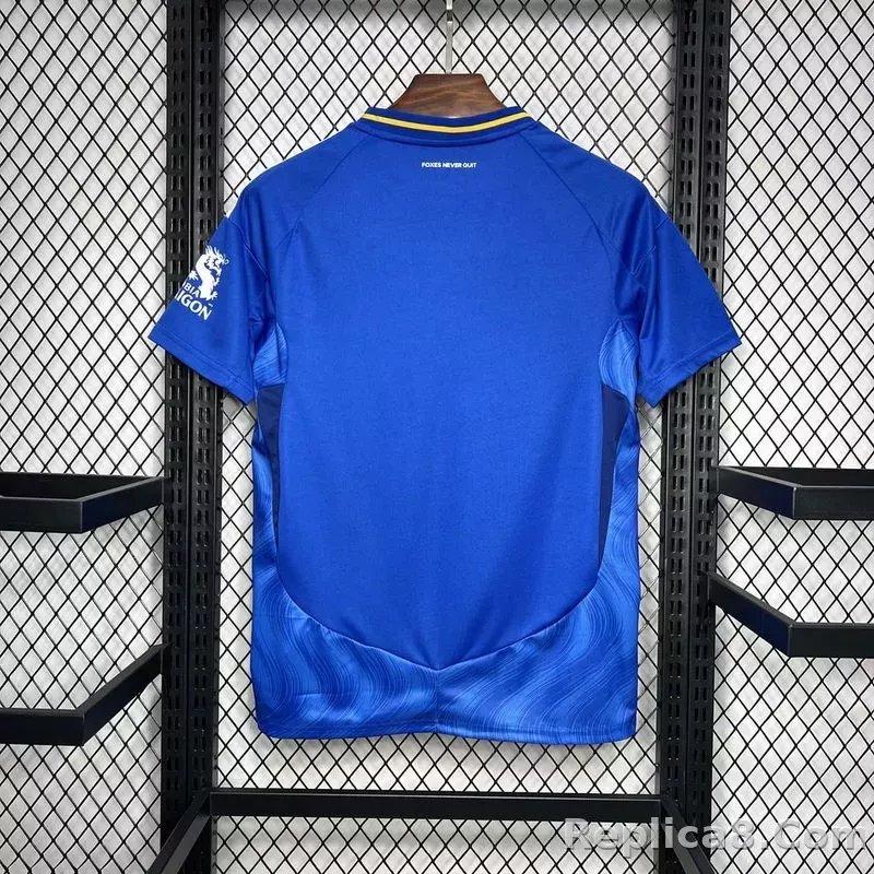 24-25 Leicester City Home Soccer Jersey - detail
