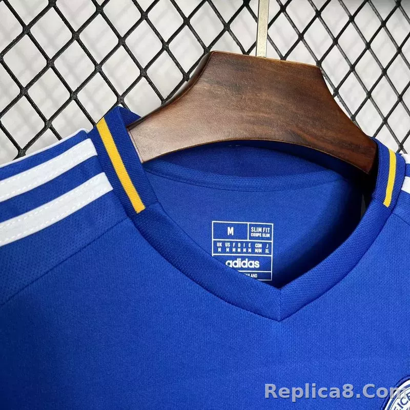 24-25 Leicester City Home Soccer Jersey - detail
