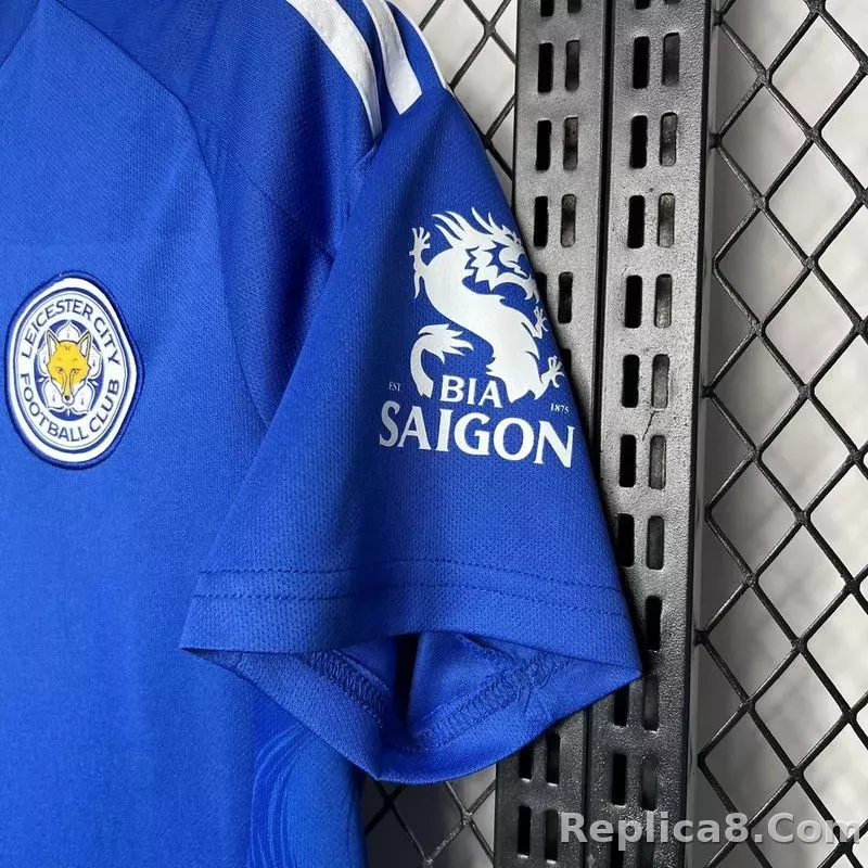 24-25 Leicester City Home Soccer Jersey - detail