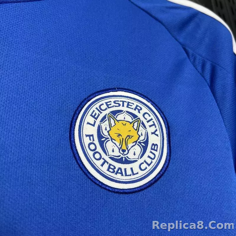 24-25 Leicester City Home Soccer Jersey - detail