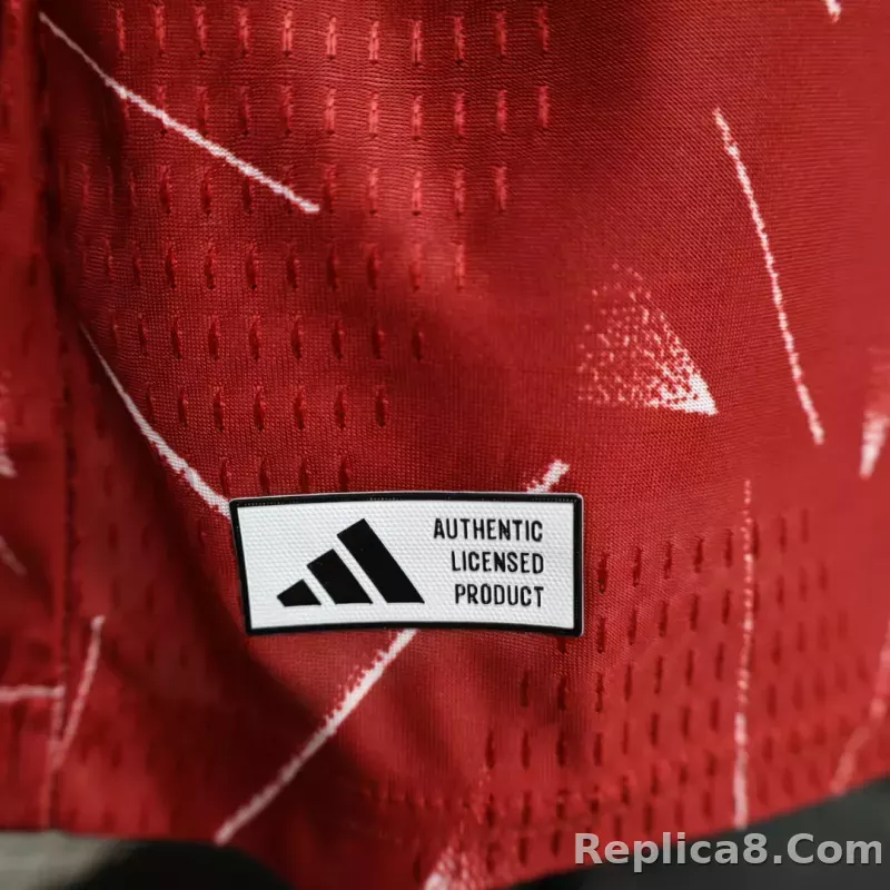 26-27 Liverpool Home Soccer Jersey Player Version Long Sleeve - detail